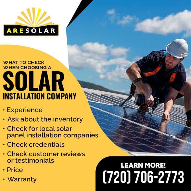 Solar Companies Installation Denver Colorado