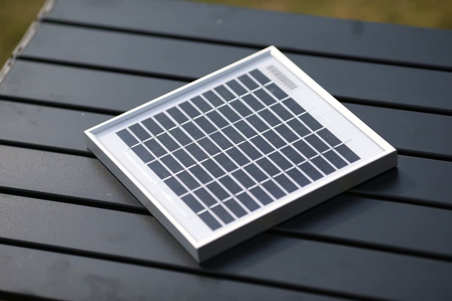 Photo Solar Panels Battery Bank